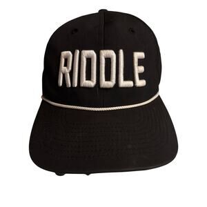 Riddle baseball cap